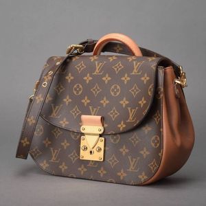 Louis Vuitton Eden Monogram Handbag Monogram Leather Brown